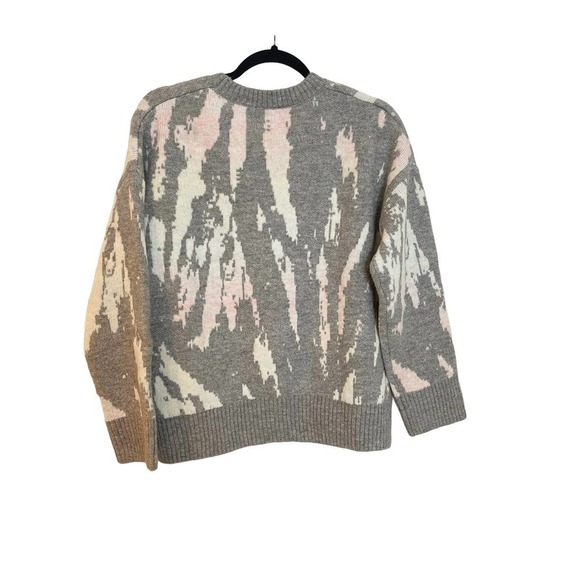 NEW Rails Virgo Tie Dye Long Sleeve Pullover Sweater Gra Women's Size Medium - Picture 4 of 11